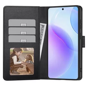 Tech-Protect peněženkový kryt pro Xiaomi 17T, černý