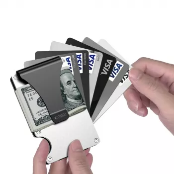 Peněženka na karty TECH-PROTECT THORN RFID Steel Silver