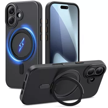 TECH-PROTECT MAGRING MagSafe Ring Holder & Stand for iPhone - Black