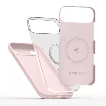 Silikonové pouzdro Tech-Protect Silicone MagSafe pro Apple iPhone 17 Air, Pink Pearl