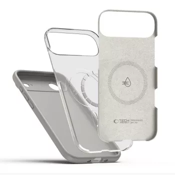 Tech-Protect Silicone MagSafe Case for Apple iPhone 17 Air, Stone Grey