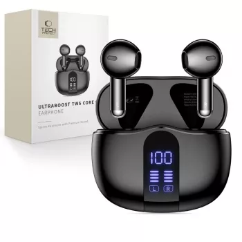 TECH-PROTECT ULTRABOOST TWS Earphone Core G2, černý