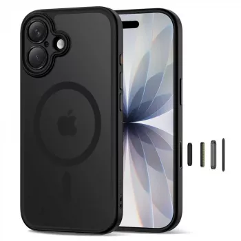 TECH-PROTECT MagPeak MagSafe Case for iPhone 17, Matte Black