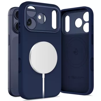 Pouzdro Tech-Protect Uniq MagSafe pro Apple iPhone 17 Pro Max, Deep Blue