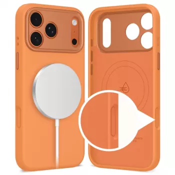 Pouzdro TECH-PROTECT UNIQ MagSafe pro iPhone 17 Pro Max, Cosmic Orange