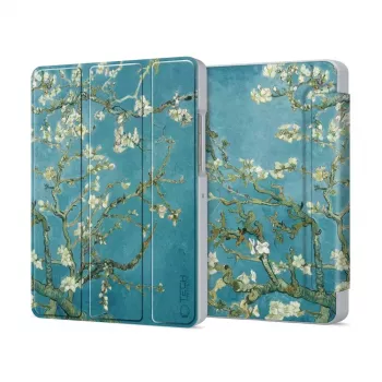 Tech-Protect Smart Case for Samsung Galaxy Tab A9+/A11+ - Sakura Cherry Blossom Pattern