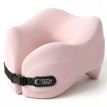 TECH-PROTECT COMFORTREST cestovní krční polštář růžový