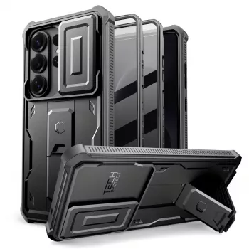 Tvrzené sklo Tech-Protect Kevlar CAM+ 2 ks pro Galaxy S26 Ultra, černé