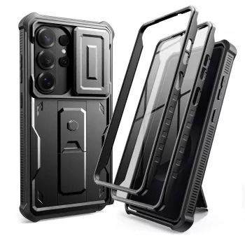 Tvrzené sklo Tech-Protect Kevlar CAM+ 2 ks pro Galaxy S26 Ultra, černé