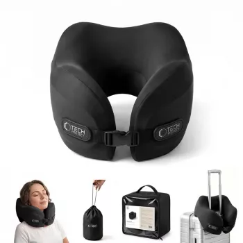 TECH-PROTECT COMFORTREST cestovní krční polštář černý