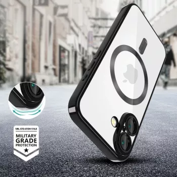 Tech-Protect MagFlex MagSafe iPhone 16E leskle černá