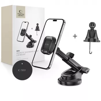 TECH-PROTECT N59 magnetický držák na palubní desku a mřížku, černý