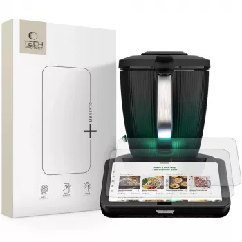 Tvrzené sklo TECH-PROTECT Glass Fit+ 2 ks pro Vorwerk Thermomix TM7, čiré