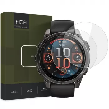 Ochranné tvrzené sklo HOFI GLASS PRO+ 2 ks pro Garmin Fenix 8 (47 mm), čiré