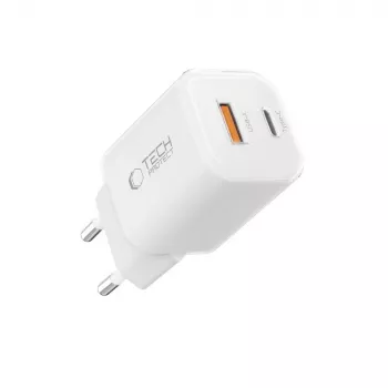 Síťová nabíječka TECH-PROTECT NCM33 2portová PD 33W / QC3.0, bílá