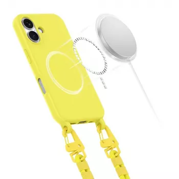 Tech-Protect Magnecklace MagSafe iPhone 16 žluté