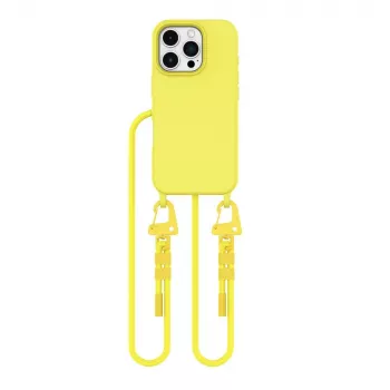 Tech-Protect Magnecklace MagSafe pouzdro pro Apple iPhone 16 Pro žluté