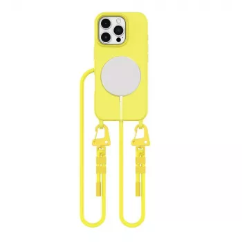 Tech-Protect Magnecklace MagSafe pouzdro pro iPhone 16 Pro Max, žluté