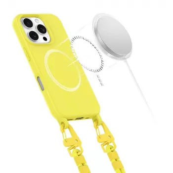 Tech-Protect Magnecklace MagSafe pouzdro pro iPhone 16 Pro Max, žluté