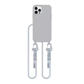 Tech-Protect Magnecklace MagSafe pouzdro pro iPhone 12 / 12 Pro - šedé