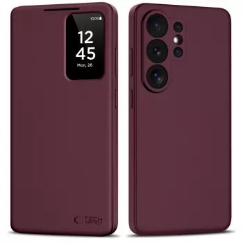 Tech-Protect Smart Wallet pouzdro pro Samsung Galaxy S26 Ultra, Mulberry
