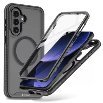 Pouzdro Tech-Protect Defense MagSafe pro Samsung Galaxy A57 5G, matně černé