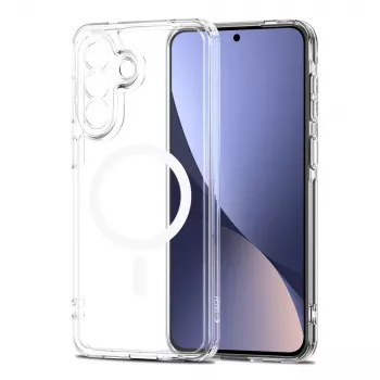 Tech-Protect Flexair Hybrid MagSafe pouzdro pro Samsung Galaxy A57 5G, transparentní
