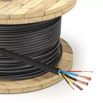 Akyga AK-SC-E24 nabíjecí kabel EV 3 x 6 mm² + 2 x 0,75 mm², jednofázový, 32 A, 450/750 V, na metry