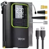 VAYOX VA0409 nabíjecí vzduchová pumpa 4000mAh válec 19mm digitální hustilka pneumatik