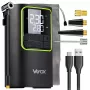 VAYOX VA0409 nabíjecí vzduchová pumpa 4000mAh válec 19mm digitální hustilka pneumatik