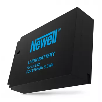 Newell Náhradní baterie pro Canon LP-E12, 875mAh, 7,2V Li-ion