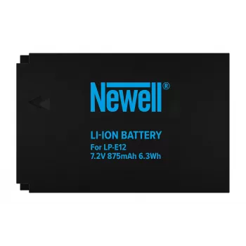 Newell Náhradní baterie pro Canon LP-E12, 875mAh, 7,2V Li-ion
