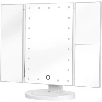 Humanas HS-ML04 LED kosmetické zrcátko s osvětlením - bílé