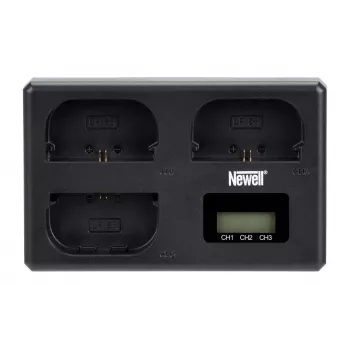 Newell TT-USB-C tříkanálová nabíječka pro akumulátory Canon LP-E6