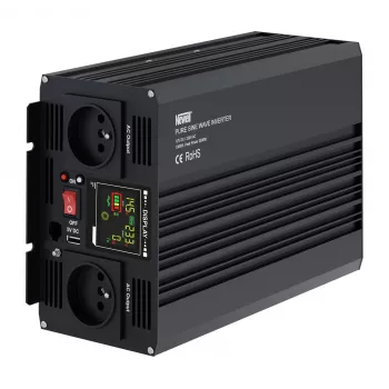 Měnič napětí Newell s čistou sinusovkou 12V/230V 1000W