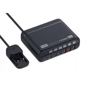 Newell GaN Tech T-Power 140 W síťová nabíječka se sadou adaptérů