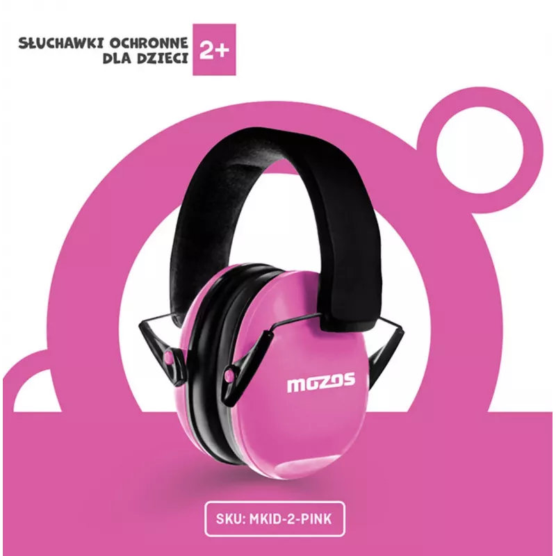 MOZOS MKID-2 dětská sluchátka růžová