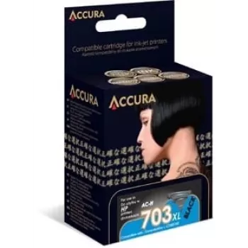 ACCURA inkoustová kazeta HP č. 703XL (CD887AE) kompatibilní černá vysoká výtěžnost