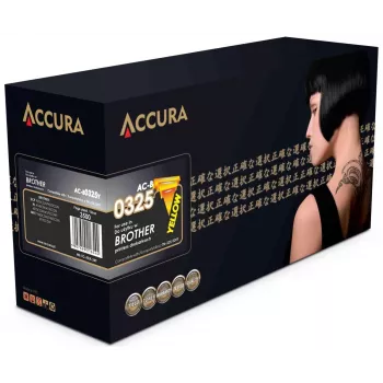 Accura Brother toner (TN-325/320Y) náhrada žlutá kompatibilní laserová tonerkartuše vysoká výtěžnost 3500 stran