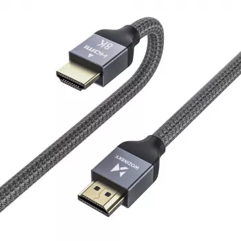 Wozinsky HDMI 2.1 kabel 8K 60Hz 48Gbps / 4K 120Hz / 2K 144Hz 3m stříbrný (WHDMI-30)