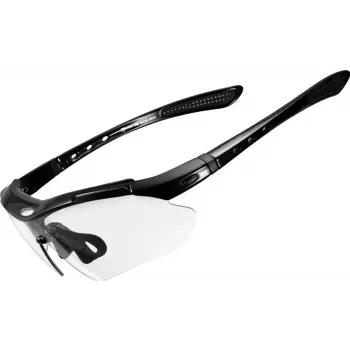 ROCKBROS fotochromatické cyklistické brýle UV400 TR90 rám – černé