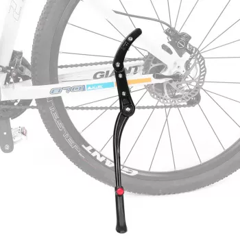 ROCKBROS stojánek na kolo JC1005BK - černý, nastavitelný 345-400mm, hliníková slitina, protiskluzová gumová noha, pro kola 24-29 palců