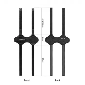 ROCKBROS Cyklistický popruh na Bluetooth reproduktor nebo láhev na vodu - černý
