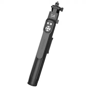 Premium Selfie Stick Wozinsky WST-360YS 1.8m with Tripod Function, Automatic 360° AI Face Tracking, Gesture Control - Black