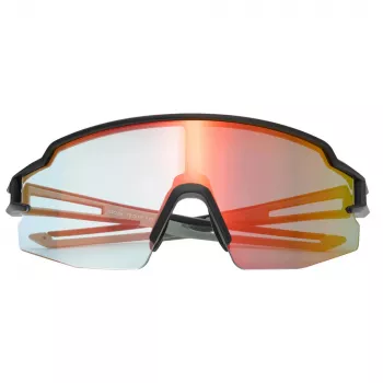 ROCKBROS Photochromic Cycling Glasses with UV Protection and RX Insert - Orange Lenses - Black Frame