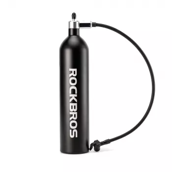 ROCKBROS bezdušový plnič pneumatik vzduchová nádrž 1,2L 200 PSI - černá