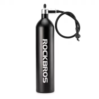 ROCKBROS bezdušový plnič pneumatik vzduchová nádrž 1,2L 200 PSI - černá
