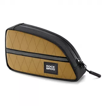 ROCKBROS Bicycle Frame Bag 0.8L Brown