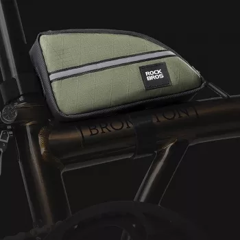 ROCKBROS Triangle Frame Bag 0.8L Green