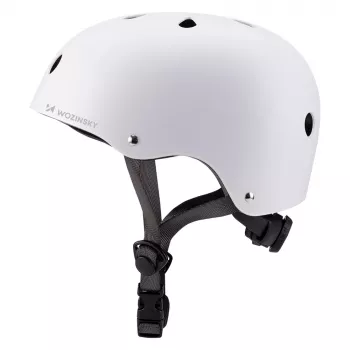 WOZINSKY BMX/Scooter Helmet Lightweight 54-58 cm - White